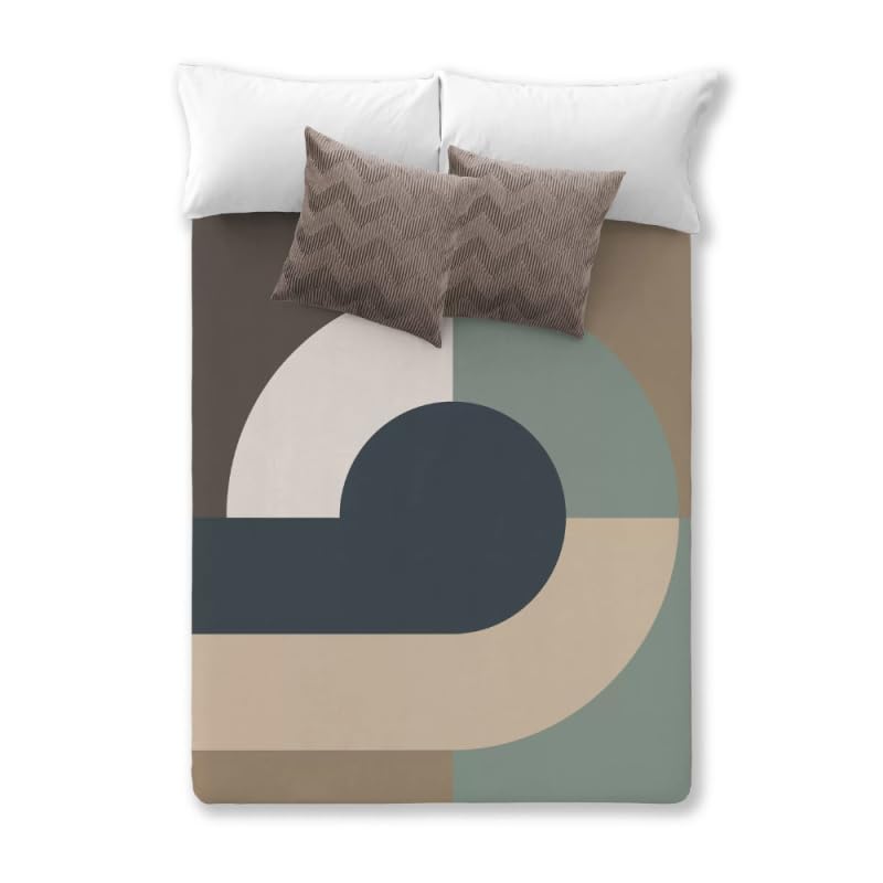 Manterol Manta VIP 586 Caracol Verde de Terciopelo (Cama 90 (160 x 220 cm.))
