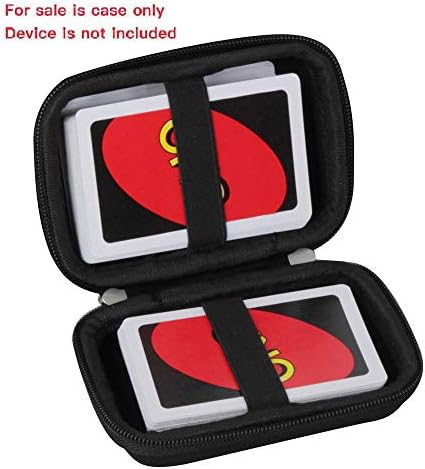 Hermitshell Hard Travel Case for UNO Card Game - Not Including Cards (Black)