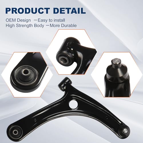 KUIPERAUTO 8PCS Front Suspension kit Lower Control Arms and Ball Joints Compatible With 2007-2017 Jeep Patriot Compass Compatible With 2007-2012 Dodge Caliber K620066 K620065 by KUIPERAUTO - Image 2