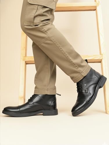 Image of Carlton London Men's Urban Explorer Lace-up Leather Boots