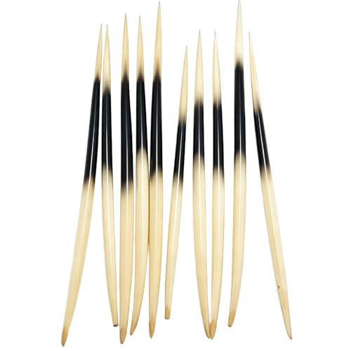 10 Pieces Large Porcupine quills. （7 Inch Long~ 9Inch Long)