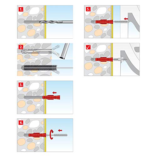 TOX Waschtischbefestigung Oase, 2 Stück, 045701031