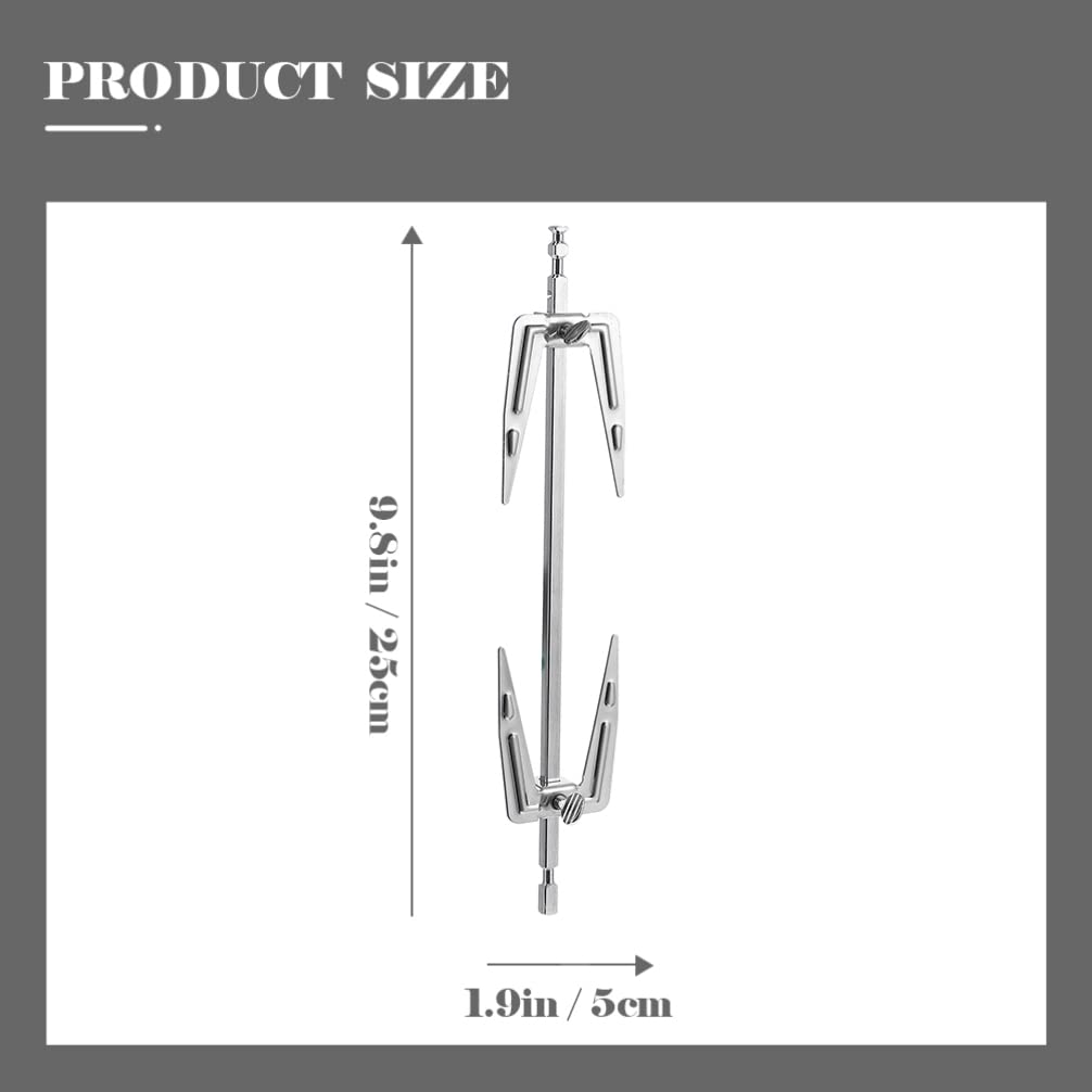 Cabilock 3pezzi Forchetta Per Barbecue in Acciaio Inox Forchetta Per Carne Multifunzione Per Friggitrice Ad Aria Utensili Per Barbecue Bordi Lisci e Design Girevole