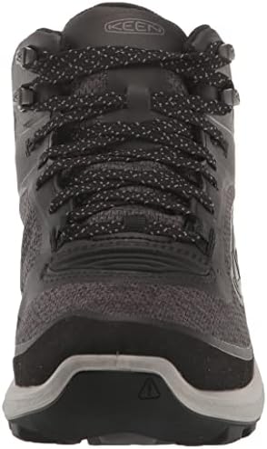 KEEN Women's Terradora Flex Mid Height Waterproof Hiking Boots, Black/Steel Grey, 8 | Image 1