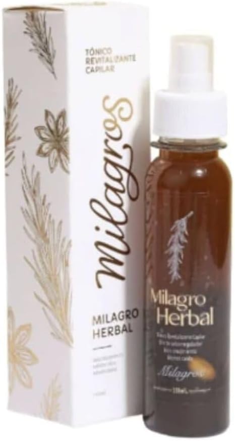 Tónico Milagro Herbal Formula anticaida, crecimiento capilar | Tonico Capilar | seborregulador revitalizante 3.71 oz