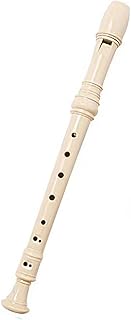 soprano recorder instrument Treble Recorder Flute Student Beginner Clarinet 8-hole Musical Instrument Beige
