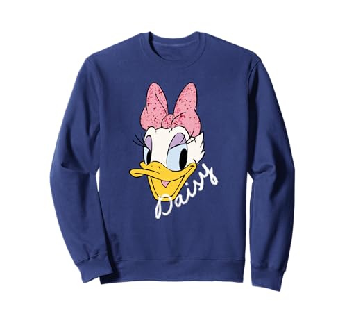 Disney Daisy Duck Sassy & Glamorous Speckled Bow and Name Sweatshirt