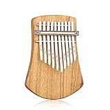 ▶ Fácil de jugar: presione una tecla con el pulgar o el dedo y cuando se suelte la llave, las vibraciones resuenan en el cuerpo de madera para hacer un sonido maravilloso. La consolidación de los clavos dobles hace que el Kalimba cree un sonido claro y melodioso.