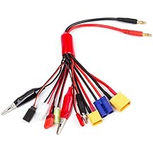 4mm Banana 10in1 Plug RC Lipo Battery Multi Charger Adapter Lead Cable Converter for RC Car Helicopter Quadcopter
