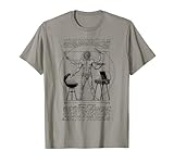 BBQ Vitruvian Man Barbecue Grill Cook Leonardo Da Vinci Chef T-Shirt