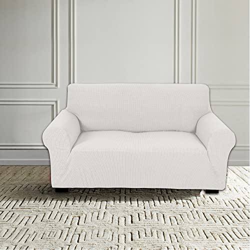 Housse de canapé jacquard 4 places extensible 228-292 cm - 3