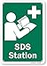 SmartSign-S-7886-PL-10 â€œSDS Stationâ€ Sign | 7