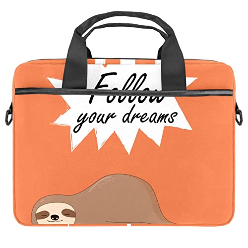 Sac bandoulière ordinateur portable 13.3 pouces Lazy Paresseux, fin et léger contre les chocs