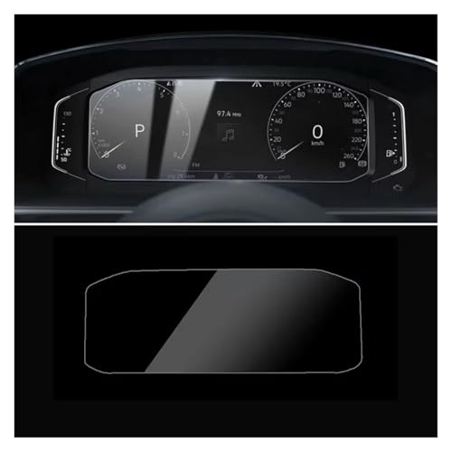 Verre trempé pour VW Tiguan protection écran GPS 8" anti-rayures et chocs
