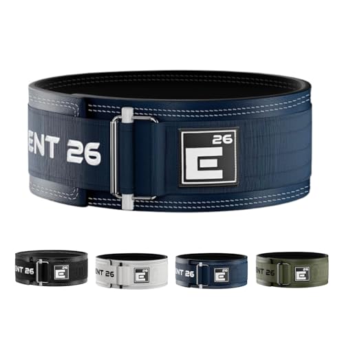 Element 26 Hybrid Leather Weight Lifting Belt (L, Blue)