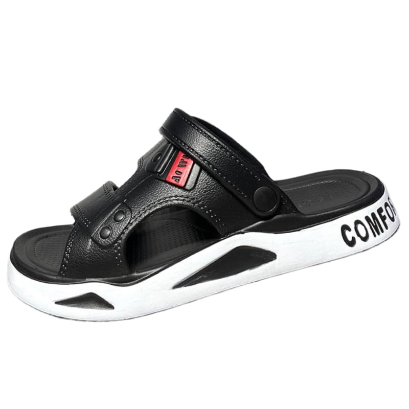 Men's Summer Slippers: Breathable Anti-Slip EVA for Beach & Indoor with Round-Top Casual Style