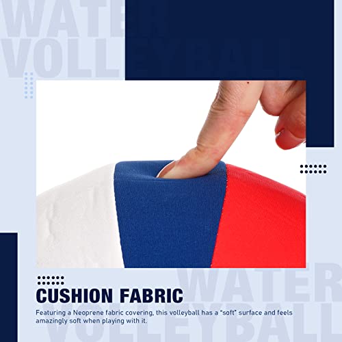 Honoson Neoprene Pool Volleyball Water Volleyball 7.9" Diameter Inflatable Swimming Pool Volleyball Basketball Soft Beach Volleyball Water Balls Waterproof Outdoor Volleyballs With Pump (3 Pcs) #TOP4