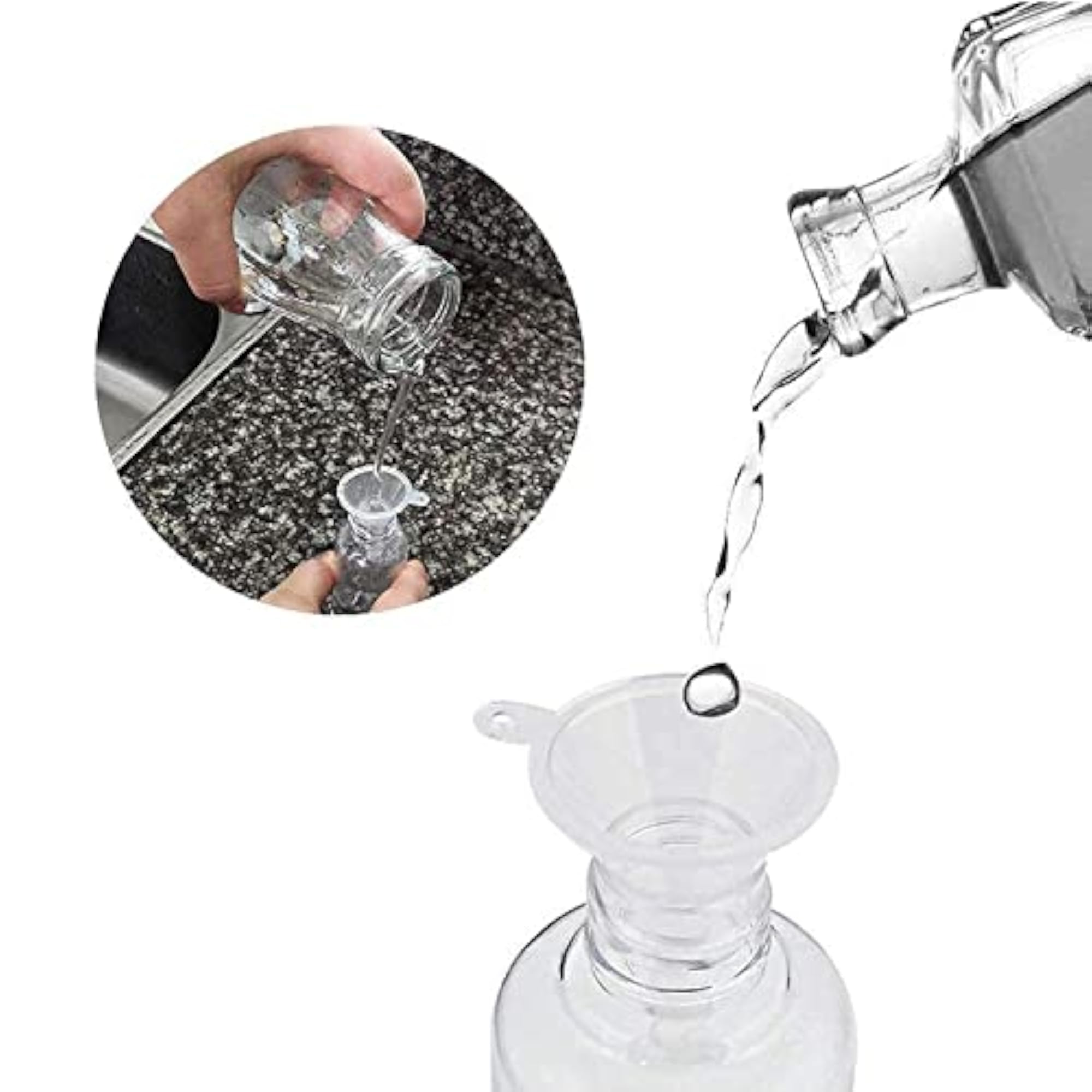 2pcs 100ml Refillable Travel Bottles for Camping