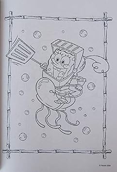 Spongebob Squarepants Coloring Book | Sponge Bob Square Pants Activity Coloring Book | (Cover May Vary) | Officially Licensed