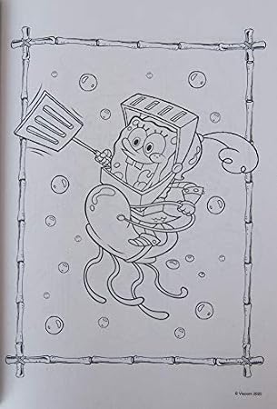 Spongebob Squarepants Coloring Book | Sponge Bob Square Pants Activity Coloring Book | (Cover May Vary) | Officially Licensed