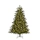 Black Box Trees Cottage Künstlicher Weihnachtsbaum mit LED-Beleuchtung – H215 x Ø157 cm – Grün