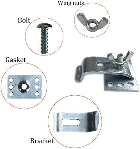 Sink Clips Undermount Kitchen Sink Clips, Epoxy Undermount Sink Brackets Supports for Bathroom Kitchen 10 Pack Kit