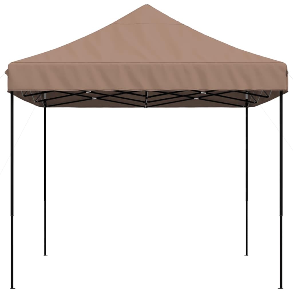 vidaXL Składany namiot imprezowy typu pop-up, brązowy, 410x279x315 cm