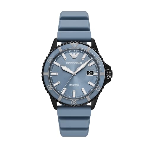 EMPORIO ARMANI AR−11085 【ブルースモセコ】 Amazon.com: Emporio Armani Men's World Explorer Three-Hand Date