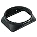 Haoge Bayonet Square Metal Lens Hood Shade with Cap for Fujifilm Fuji Fujinon XF16mmF1.4 XF 16mm F1.4 R WR Wide Angle on X-Pro2 X-Pro1 X-T2 X-T1 X-T20 X-T10 X-E2S X-A5 X-A20 X-E3 X-H1 Replace LH-XF16