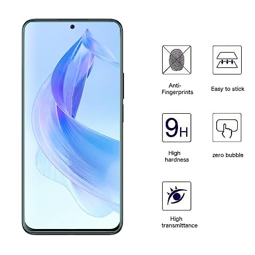 AOKUMA Tempered Glass for Honor 90 Lite（not for honor 90） Screen Protector, [2 Pack] Premium Quality Guard Film, Case Friendly, Shatterproof, Shockproof, Scratchproof oilproof