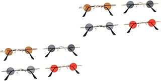 8 Pares De Óculos De Sol Punk Óculos De Festa Engraçados Óculos De Sol Masculinos Retrô Pequenos Óculos De Sol Redondos Roupas Punk Óculos De Sol Redondos Femininos Óculos De Sol