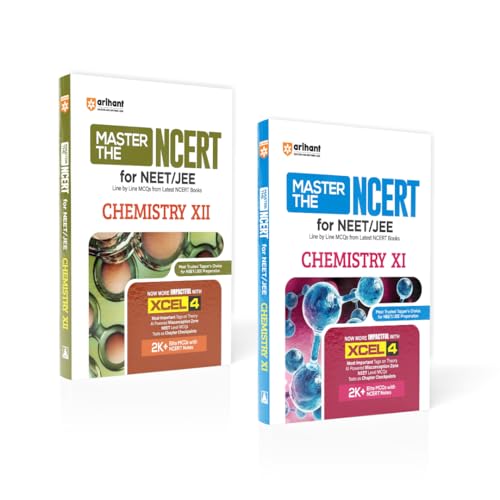 Image of Arihant Master NCERT Chemistry Class 11 & 12 Combo | JEE & CUET 2026-2027 | 2K+ Line by Line MCQs | AI-Based Misconception Zone | English Medium
