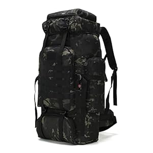 Hiking Backpack for Men 70L/100L Camping Backpack Military Rucksack Molle 3 Days Assault Pack for Climbing