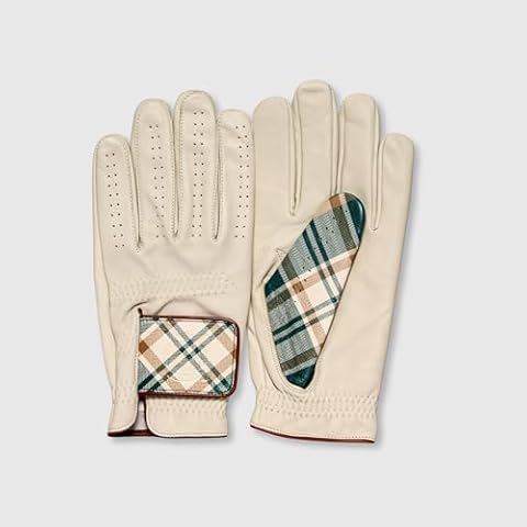Modest Vintage Player Ltd PRO Tartan Cabretta Leather Golf Glove - (2-Pack) (X-Large) Cover