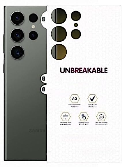 A3sprime Back Skin Guard Protector for Samsung Galaxy S23 Ultra 5G |Full Coverage 9H Surface Hardness Unbreakable Soft Silicone Back Skin Protector| - Pack of 1 Piece (Matte) (B0CSWPJCF3) Amazon Price History, Amazon Price Tracker