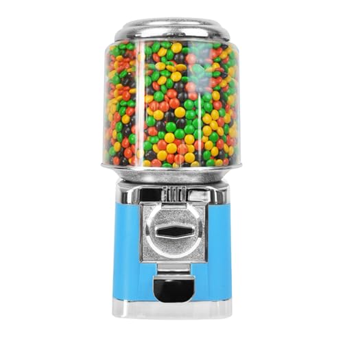 Xlsdlvcnxz 200Pcs Candy Vending Machine Gumball Machine for Kids Candy Dispenser Machine Mini Vending Machine (Blue)