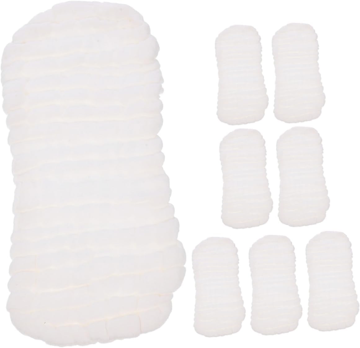 8pcs Reusable Cloth Diapers Liners for Newborns Washable Breathable Cotton Inserts with Multi Moisture Absorption for Leak Prevention and Comfort