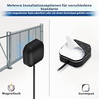 Bingfu GPS Antenne mit SMA Winkelstecker aktive Auto Antenne wasserdicht – Ansicht 3