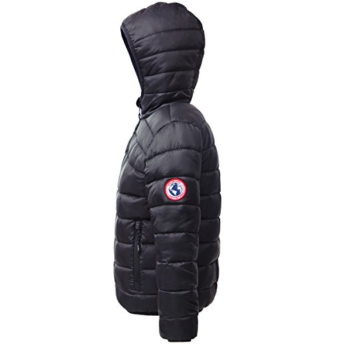 Rokka&Rolla Boys' Reversible Lightweight Puffer Jacket Hooded Water-Resistant Winter Coat2