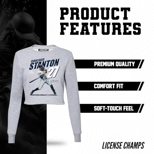 Sudadera de forro polar corto MLB con cuello redondo confeccionada para durar 4