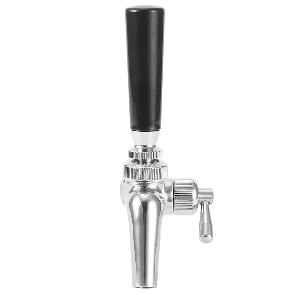 Draft Beer Adjustable Faucet, Beer Tap Keg Tap Stainless Steel Dispenser Home Brew Equipment Accessory