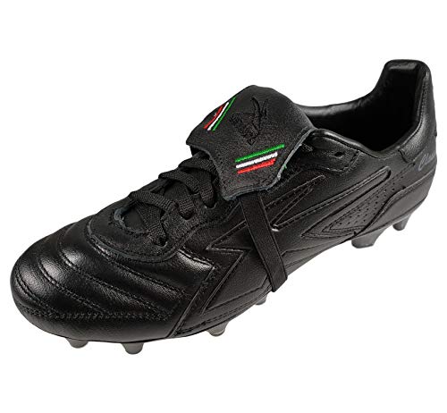Men's Professional Soccer Cleats Concord S185XN Color Black Leather2