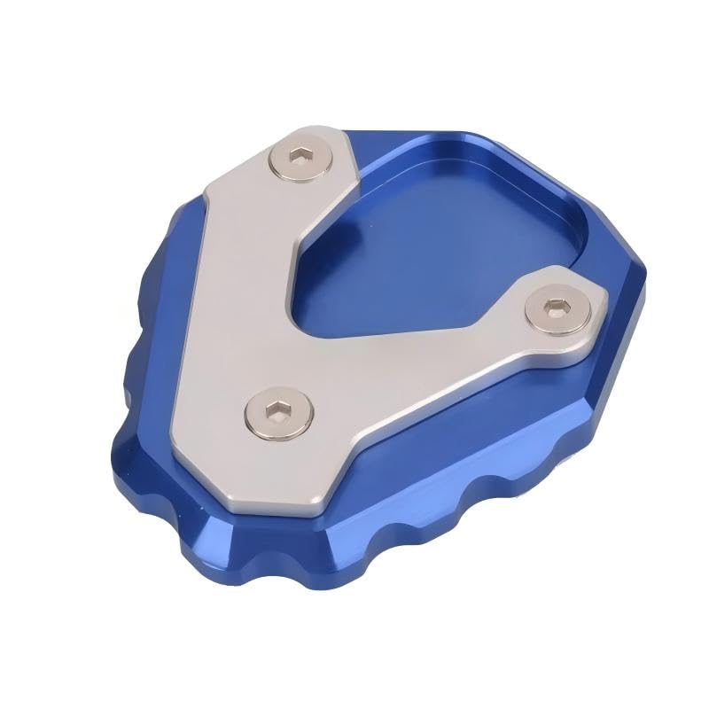 Patin béquille moto NX500 et NX400 2024-2025 extension de support latéral bleu