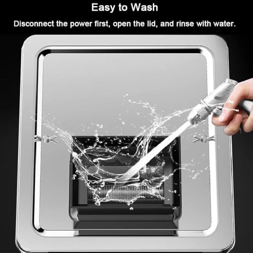 Commercial Electric Meat Slicer 850W - 4-in-1 Multi-Function Cutter for Slicing, Dicing & Mincing - Perfect for Restaurants, Supermarkets & Home Kitchens