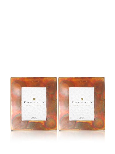 Pomeroy Set Of 2 Burnham Frames (5" X 7"), Burned Copper #TOP1