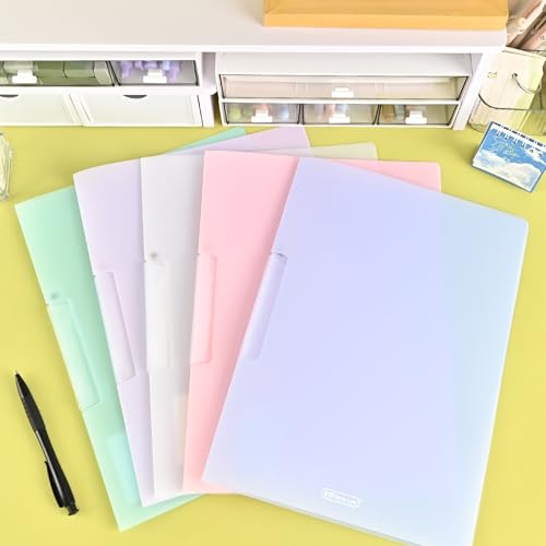 Couverture de rapport A4 sans perforation avec clip rotatif pour dossier de présentation - 7