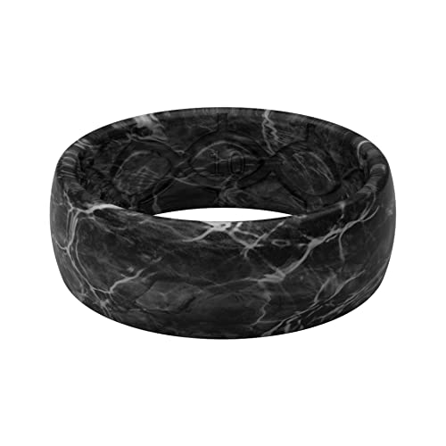 Image of Groove Life Camo Silicone Wedding Ring for Men, Breathable Comfortable Fit