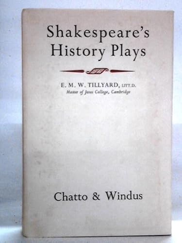 Shakespeare's history plays, B0007J9CO4 Book Cover