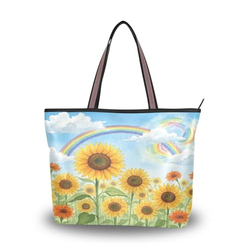 Image of Women Turtle Tote Bag Polyester Handbag Zippered Tote Bag Turtle Tote Purses,Summer Beach Tote Bag