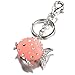 Produktbild GMTEXTILES Schlüsselbund Fisch Strass weiblich Auto Schlüsselbund Anhänger Schlüsselring Abdeckung Clip Brieftasche Charme Schmuck Handtasche